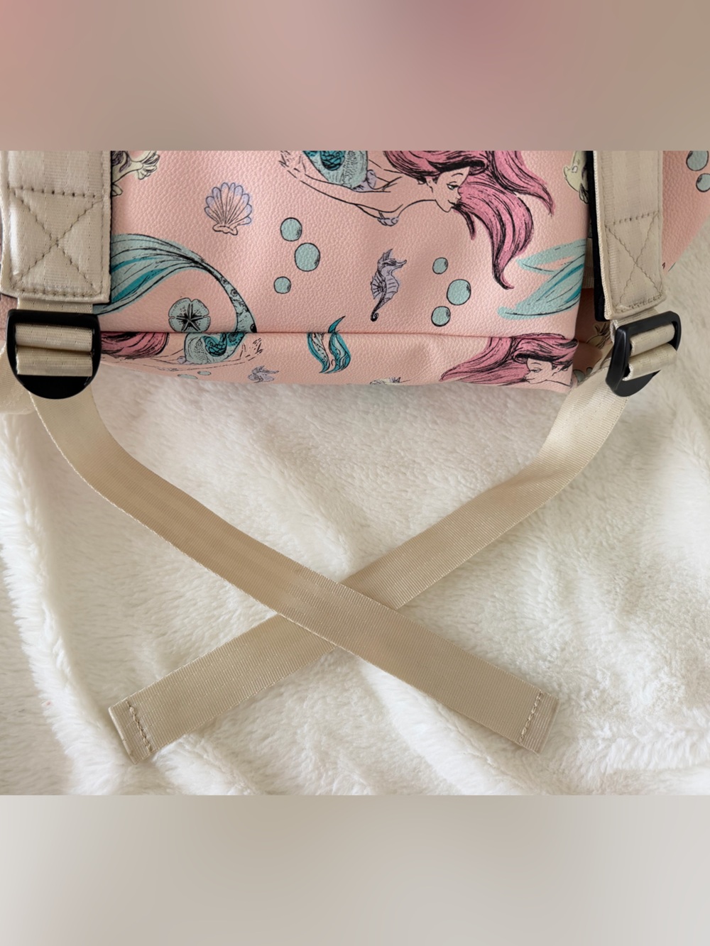 Petunia Pickle Bottom Disney Little Mermaid Ace Backpack Diaper Bag +Accessories - Picture 8 of 16